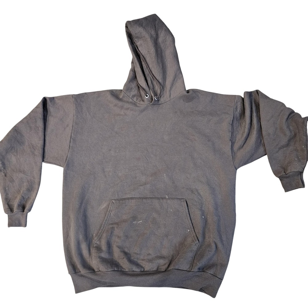 Hanes Hoodie Mens XL Gray Pullover Where Is The Whiskey Graphic Gs Burgers Funny